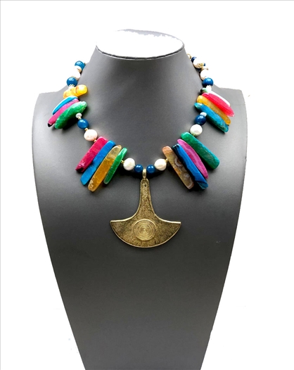 COLLARES MUJER CON COLGANTES DE...