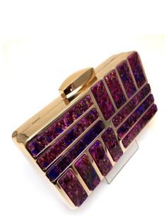 CLUTCH FUCSIAS DE CAREY SINTETICO SERA PERFECTO PARA TU TRAJE