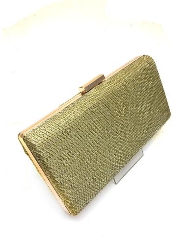 CLUTCH DE FIESTA DORADOS IDEAL SI QUIERE UN BOLSO CON CABIDA