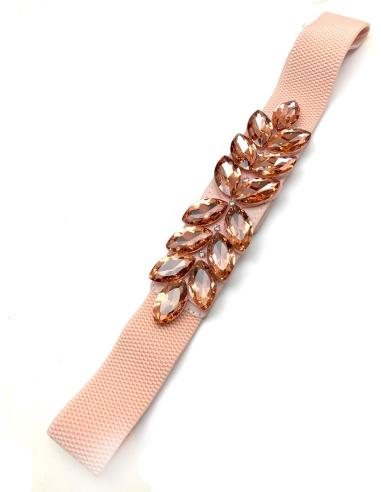 CINTURONES ELASTICOS DE FIESTA CON PRECIOSO DISEÑO PEACH