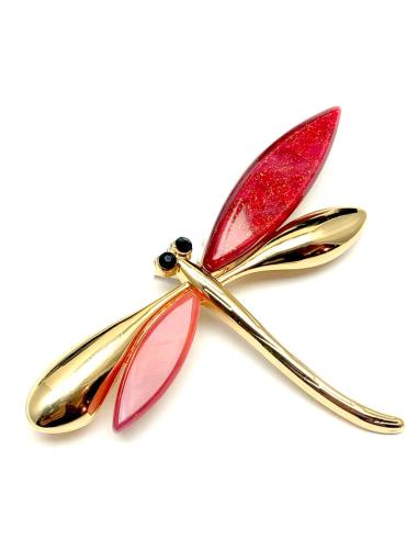 BROCHES ROJOS DE MUJER DE LIBELULAS VENTA ONLINE Y MADRID