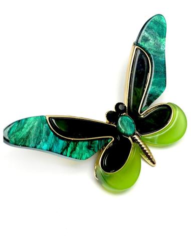 BROCHES DE MUJER DE MARIPOSAS VERDES COMPLEMENTOS Y ACCESORIOS DE MODA