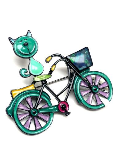 BROCHES DE MUJER VERDES DE BISUTERIA COMPLEMENTOS ORIGINALES