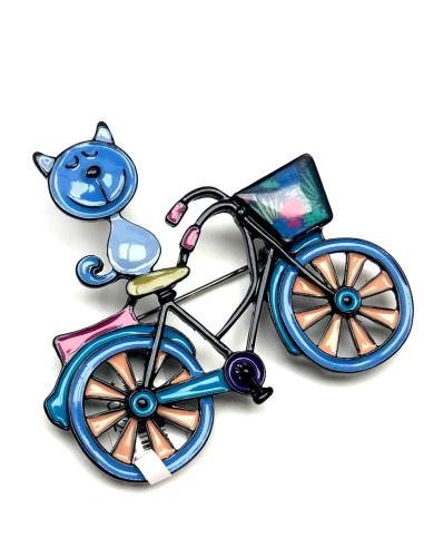 BROCHES  ORIGINALES DE MUJER AZULES DE ESMMALTE VENTA ONLINE Y MADRID