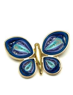 BROCHES DE MUJER AZULES DE MARIPOSAS ORIGINALES DE BISUTERIA
