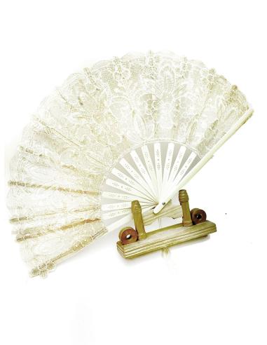 ABANICOS BLANCOS PARA BODAS FIESTAS Y EVENTOS