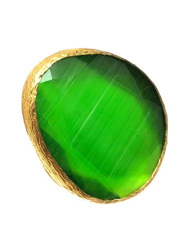 VISTOSOS ANILLOS VERDES PARA MUJER DE PIEDRAS SEMIPRECIOSAS