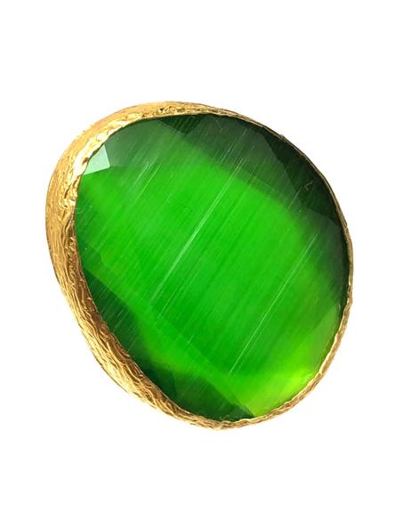 VISTOSOS ANILLOS VERDES PARA MUJER DE PIEDRAS SEMIPRECIOSAS