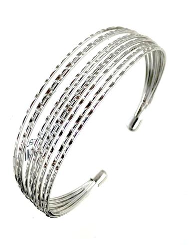 PULSERAS DE BISUTERIA FINA PARA MUJER PLATEADAS