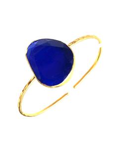 PRECIOSAS PULSERAS CON PIEDRAS DE COLORES EN OJO DE GATO