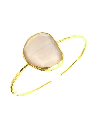 PRECIOSAS PULSERAS DE MUJER CON PIEDRAS BLANCAS
