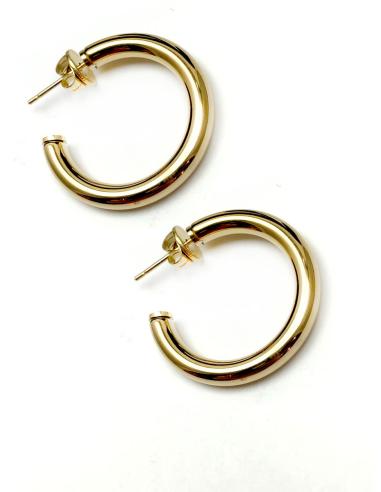 PENDIENTES DE MUJER DORADOS DE ARO PARA EL DIA A DIA