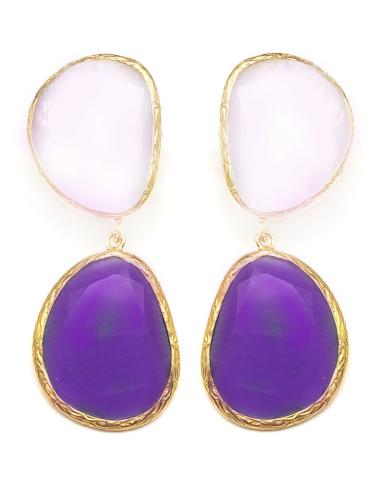 PENDIENTES BONITOS DE PIEDRAS CON LOS QUE SE VERA MUY FAVORECIDA