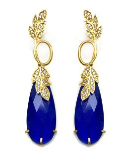 PENDIENTES DE MUJER AZULONES CON LOS QUE CONQUISTARAS