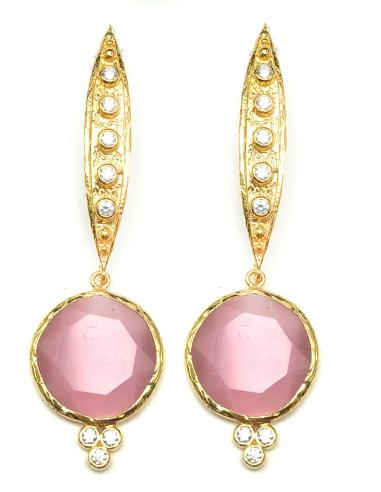 PENDIENTES LARGOS ROSAS CON LOS QUE TU OUTFIT TRIUNFARA