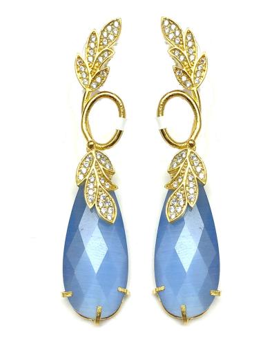 PENDIENTES AZULES PARA MUJER CON LOS DAR EL TOQUE SOFISTICADO