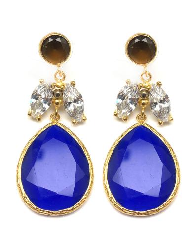 PENDIENTES LARGOS AZUL MARINO CON LOS QUE ESTARAS PRECIOSA