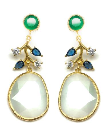 PENDIENTES LARGOS BLANCOS PARA BODAS JOYAS CON PERSONALIDAD
