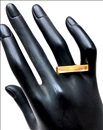 ANILLOS DE MUJER CHAPADOS EN ORO JOYAS CON PERSONALIDAD