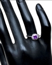 ANILLOS DE MUJER DE BISUTERIA FINA EN AMATISTA PARA BODAS