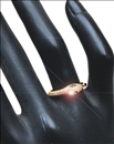 ANILLOS DORADOS DE SERPIENTES PARA MUJER CON CIRCONITAS