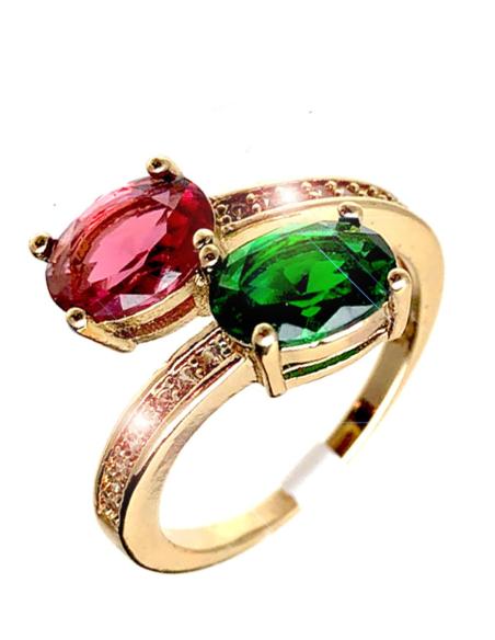 ANILLOS DORADOS DE MUJER EN BISUTERIA FINA MUY ELEGANTES