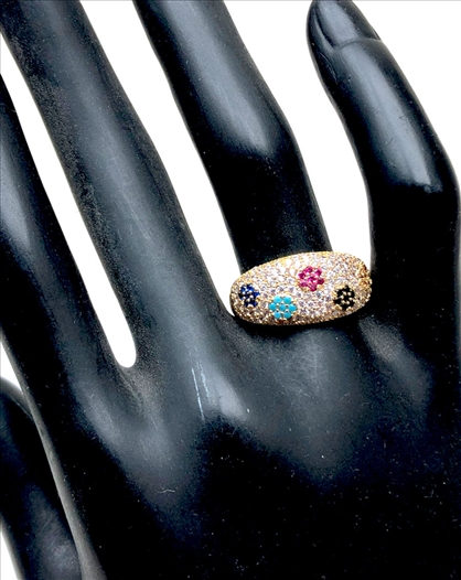 ANILLOS DE FIESTA DORADOS CON...
