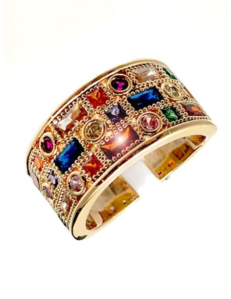 ANILLOS GRANDES DE MUJER DE BISUTERIA FINA Y PEDRERIA DE COLOR