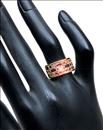 ANILLOS GRANDES DE MUJER DE BISUTERIA FINA Y PEDRERIA DE COLOR