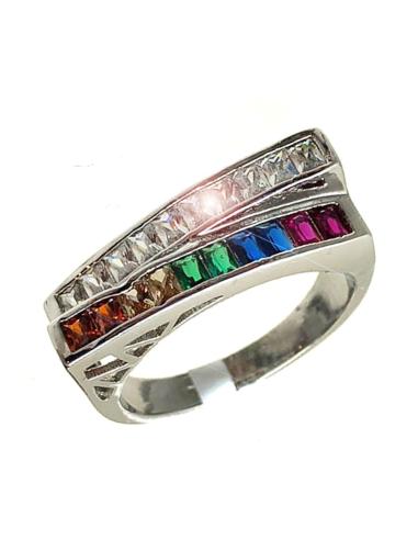 ANILLOS ORIGINALES PLATEADOS DE MUJER QUEDA ESPECTACULAR