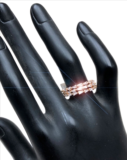 ANILLOS DORADOS DE BISUTERIA FINA CON...