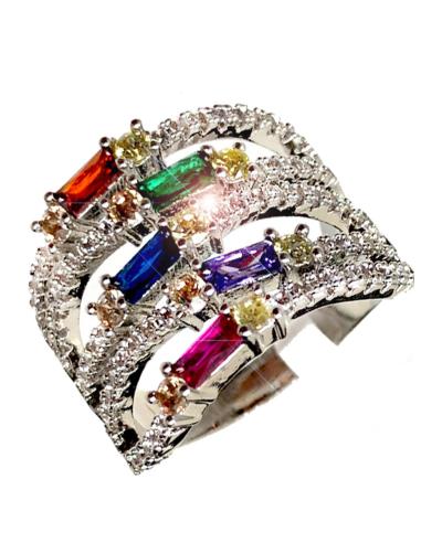 ANILLOS DE MUJER ELEGANTES FABULOSA SORTIJA DE PEDREDRIA