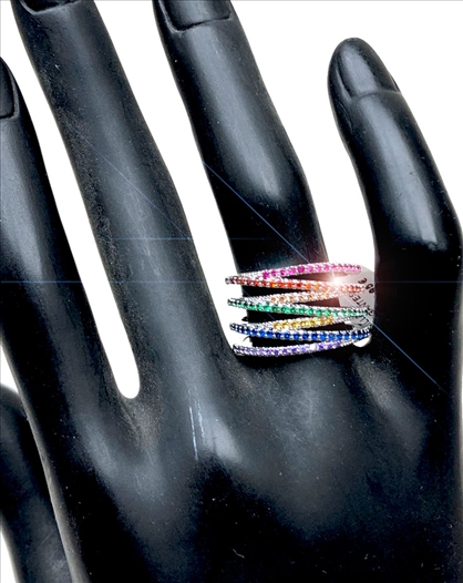 ANILLOS ELEGANTES DE PEDRERIA PARA...