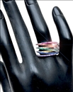 ANILLOS ELEGANTES DE PEDRERIA PARA INVITADAS Y MADRINAS