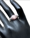ANILLOS ELEGANTES DE PAVES COLOR PLATA CON CABEZA DE LEOPARDO