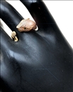 ANILLOS ELEGANTES DE PAVES COLOR ORO CON CABEZA DE LEOPARDO