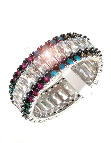 ANILLOS DE MUJER PARA LLEVAR EN FIESTAS CON PEDRERIA DE COLOR