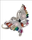 ANILLOS DE MUJER DE BISUTERIA FINA ESPECTACULAR MARIPOSA