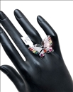 ANILLOS DE MUJER DE BISUTERIA FINA ESPECTACULAR MARIPOSA