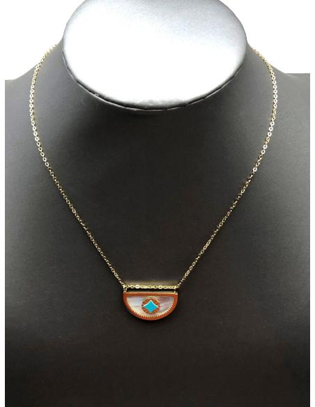 COLLARES CORTOS DE MUJER CON BONITO COLGANTE DE MADREPERLA