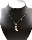 COLLARES CORTOS DE MUJER CON FABULOSO COLMILLO DE NACAR