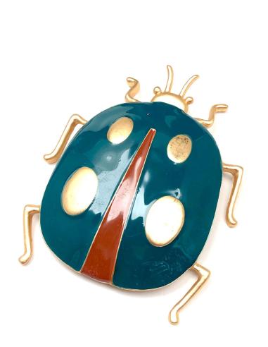 BROCHES DE MUJER BONITOS CON GRACIOSA MARIQUITA DE COLOR