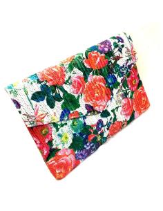BOLSOS DE FIESTA BONITOS CON PRECIOSA DECORACION DE FLORES