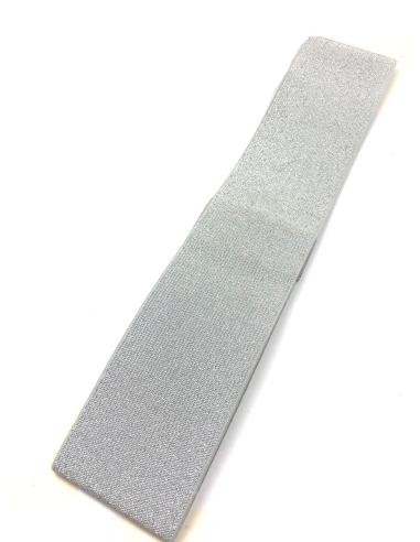 CINTURONES DE MUJER Y FAJINES DE FIESTA ELASTICOS PLATEADOS