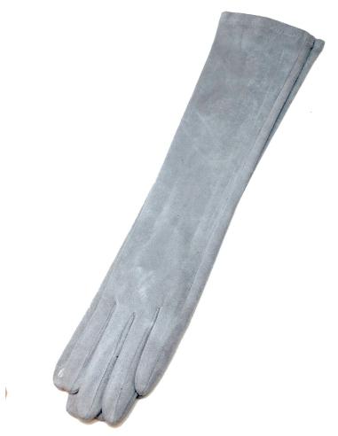 GUANTES LARGOS DE FIESTA DE ANTELINA GRIS CLARO PARA BODAS  VENTA ONLINE Y MADRID