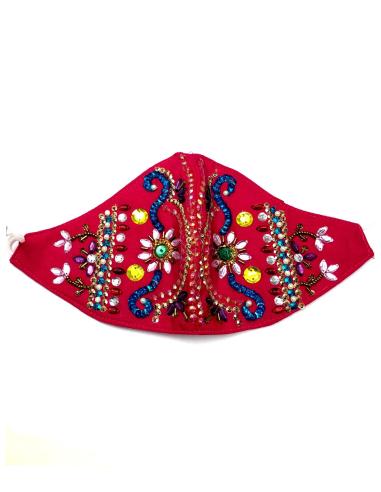 FUNDAS MASCARILLAS DE MUJER PARA BODAS Y EVENTOS
