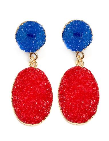 PENDIENTES DE BISUTERIA DUO DE COLOR PARA TU OUTFIT