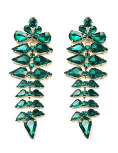 PENDIENTES DE FIESTA VERDES PARA UN LOOK DE NOCHE FABULOSO