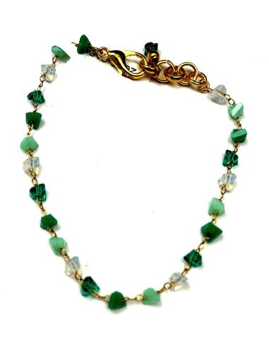 CADENAS FINAS VERDE PARA MUJER BISUTERIA DE MODA