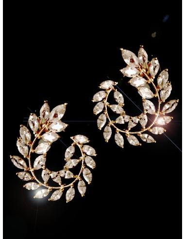 PENDIENTES CON CIRCONITAS ESPECIAL CEREMONIAS DE BODA